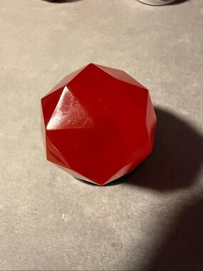 Red Crystal-Shaped  “Pop Socket-like” Phone Grip
